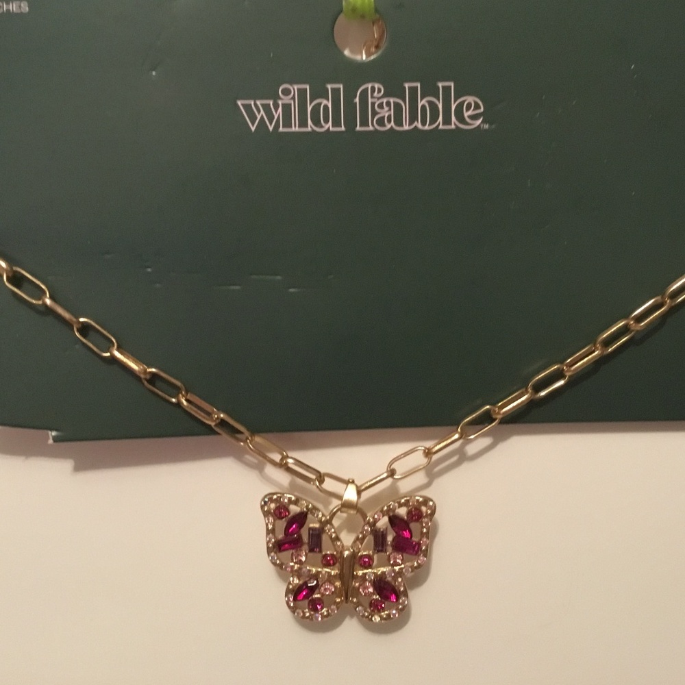 Wild Fable Butterfly Necklace